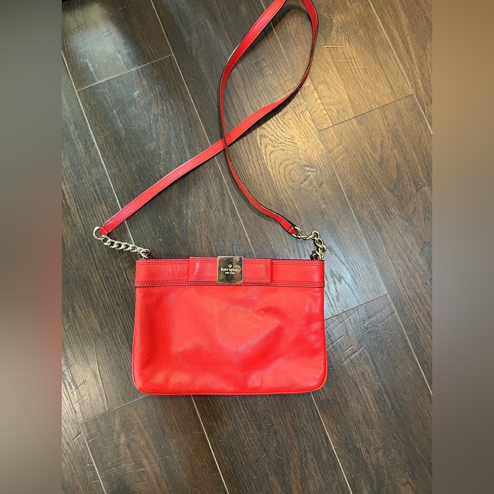 Kate Spade Primrose Hill Arica Red Bow Crossbody Bag